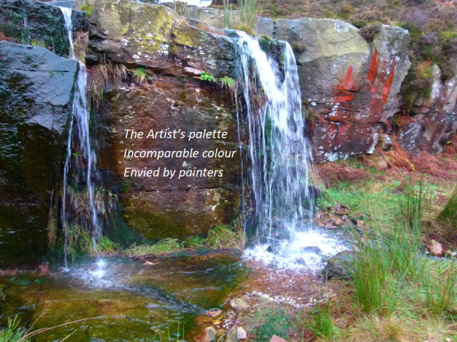 The Artists' palette, incomparable colour, envied by painters