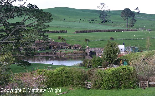 The Green Dragon, bridge and Sandyman's Mill - the latter under construction and yet to be fully clad in Ye Olde Materials.