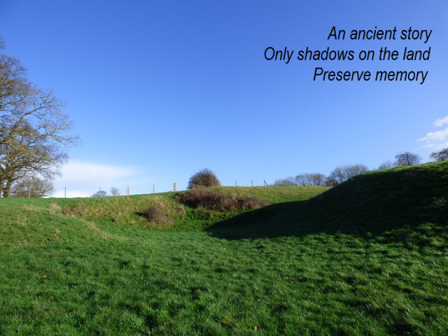 An ancient story Only shadows on the land Preserve memory