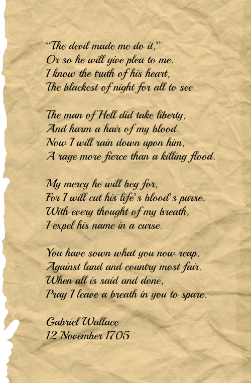 Gabriel Wallace poem by Ronovan Hester