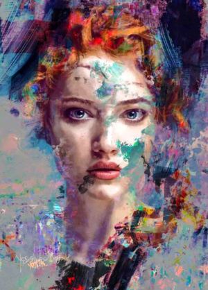 (PAINTING) (TITLE) (LOOK AT ME I AM HERE) (ARTIST) (YOSSI KOTLER) (POEM) (LOOK AT ME I'M HERE) (POET) (GOFF JAMES)